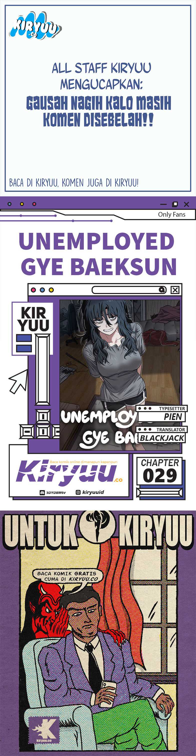 Unemployed Gye Baek Soon Chapter 29