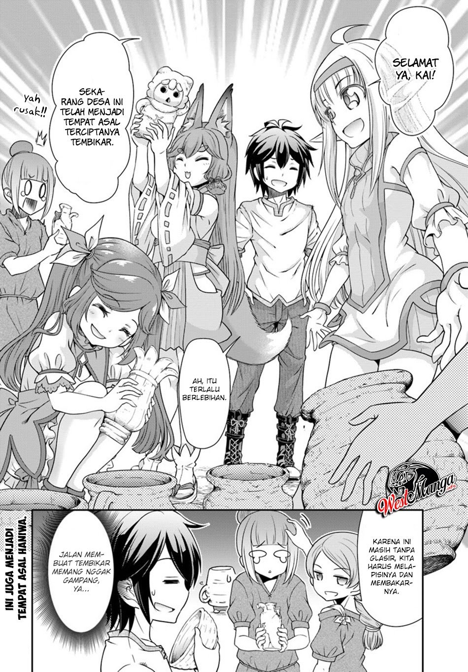 Tenohira Kaitaku Mura de Isekai Kenkokuki: Fueteku Yome-tachi to Nonbiri Mujintou Life Chapter 18