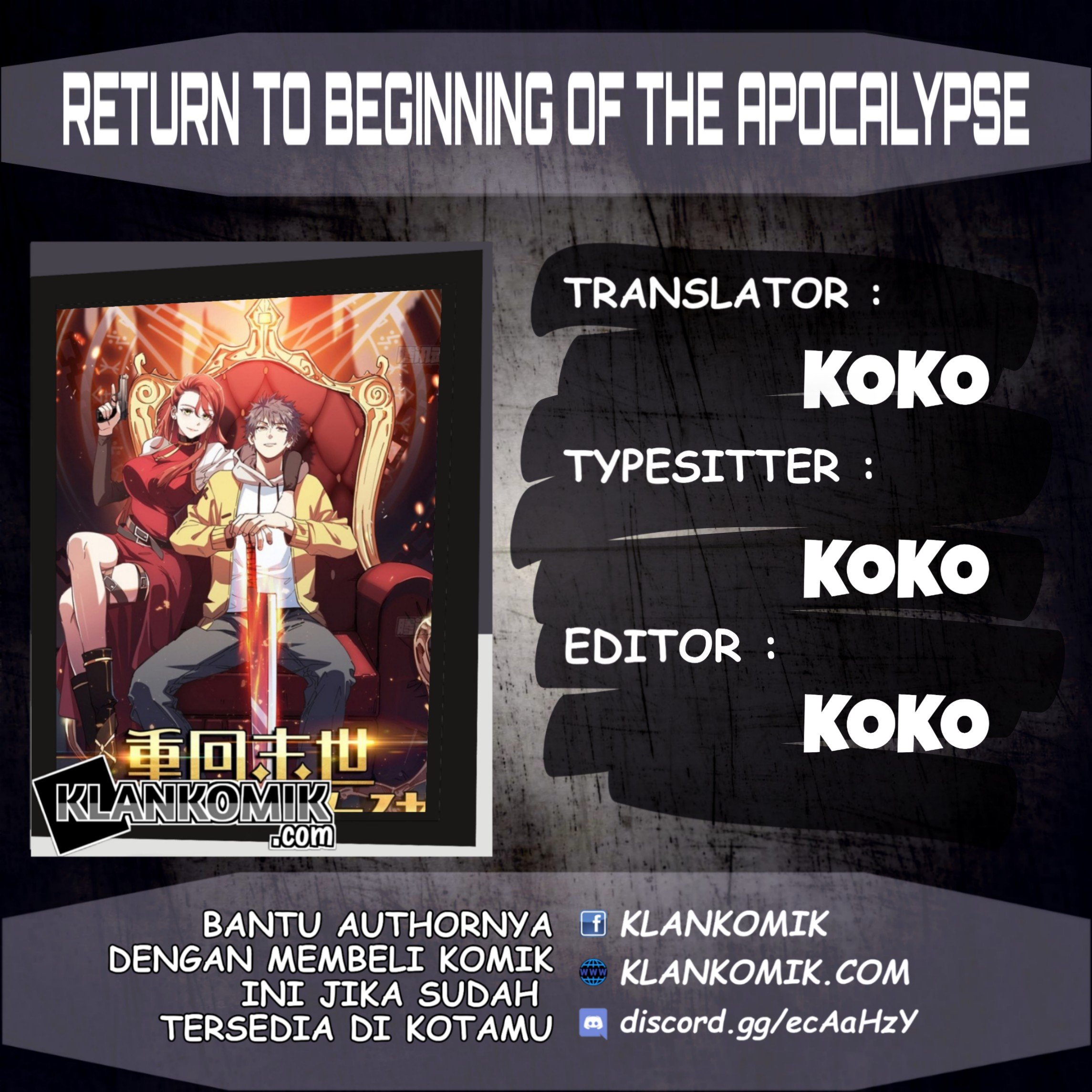 Return To Beginning Of The Apocalypse Chapter 33