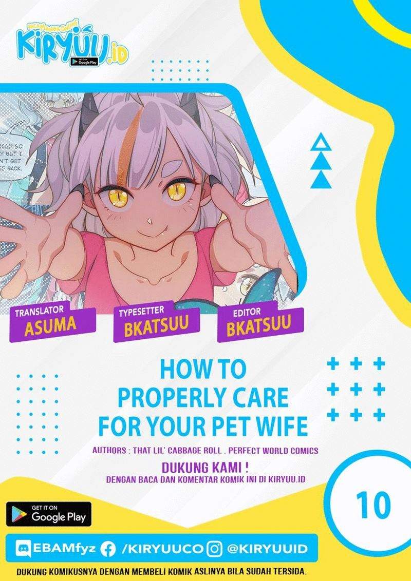 How To Properly Care For Your Pet Wife Chapter 10