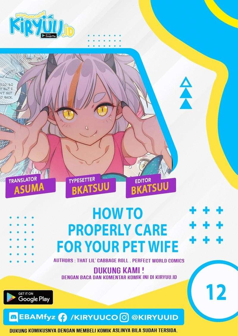 How To Properly Care For Your Pet Wife Chapter 12