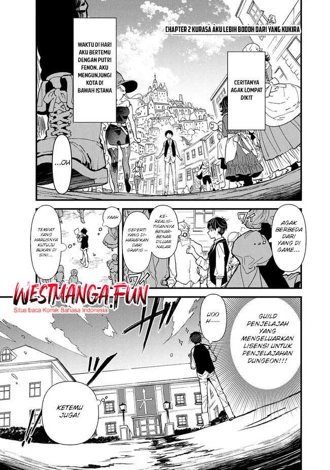 Ore, Yuusha janai desu kara. – VR Sekai no Chouten ni Kunrin Seshi Otoko. Tenseishi, Level 1 no Mushoku kara Restart suru Chapter 02