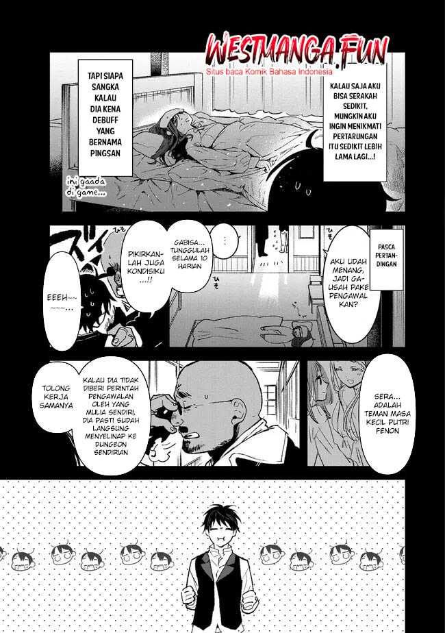 Ore, Yuusha janai desu kara. – VR Sekai no Chouten ni Kunrin Seshi Otoko. Tenseishi, Level 1 no Mushoku kara Restart suru Chapter 02