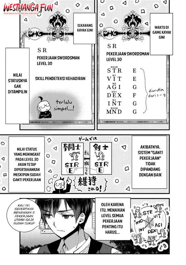 Ore, Yuusha janai desu kara. – VR Sekai no Chouten ni Kunrin Seshi Otoko. Tenseishi, Level 1 no Mushoku kara Restart suru Chapter 04