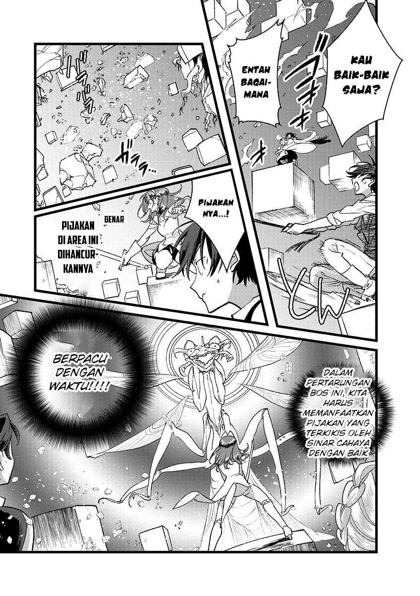 Ore, Yuusha janai desu kara. – VR Sekai no Chouten ni Kunrin Seshi Otoko. Tenseishi, Level 1 no Mushoku kara Restart suru Chapter 38 bahasa Indonesia page 10