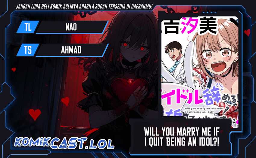 Will You Marry Me If I Quit Being an Idol?! Chapter 02.1