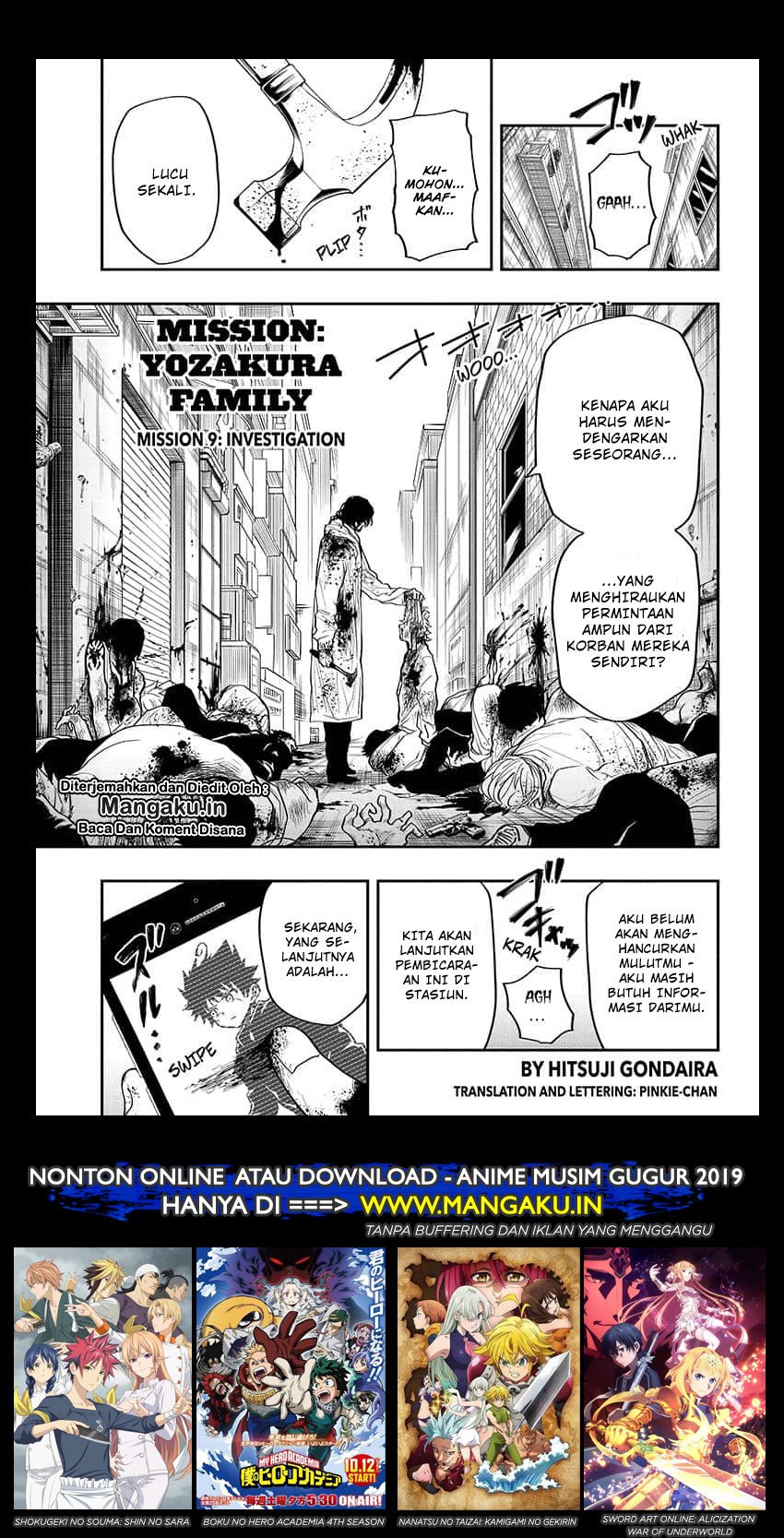 Mission: Yozakura Family Chapter 09