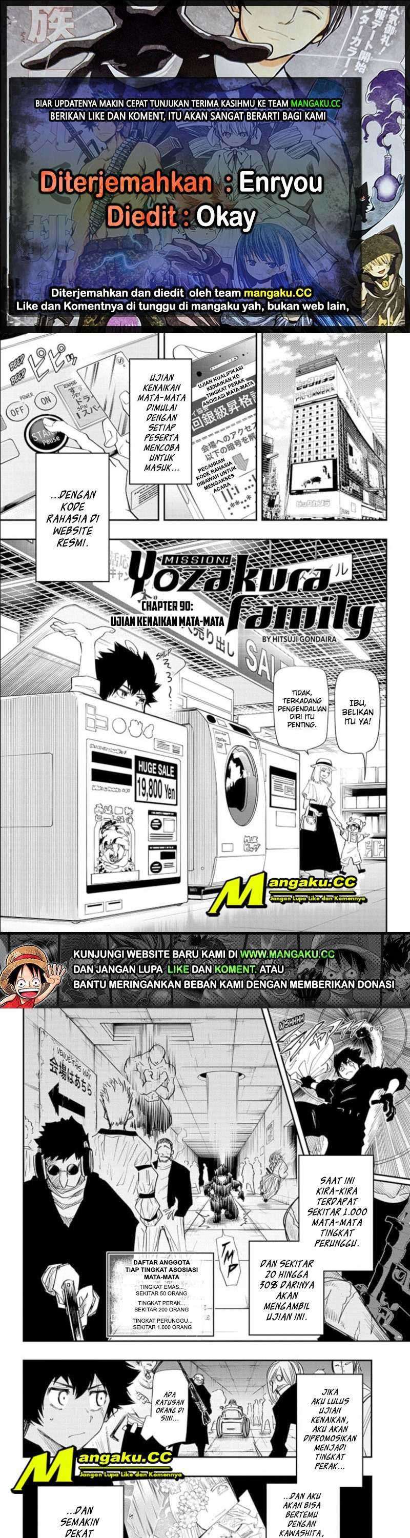 Mission: Yozakura Family Chapter 90
