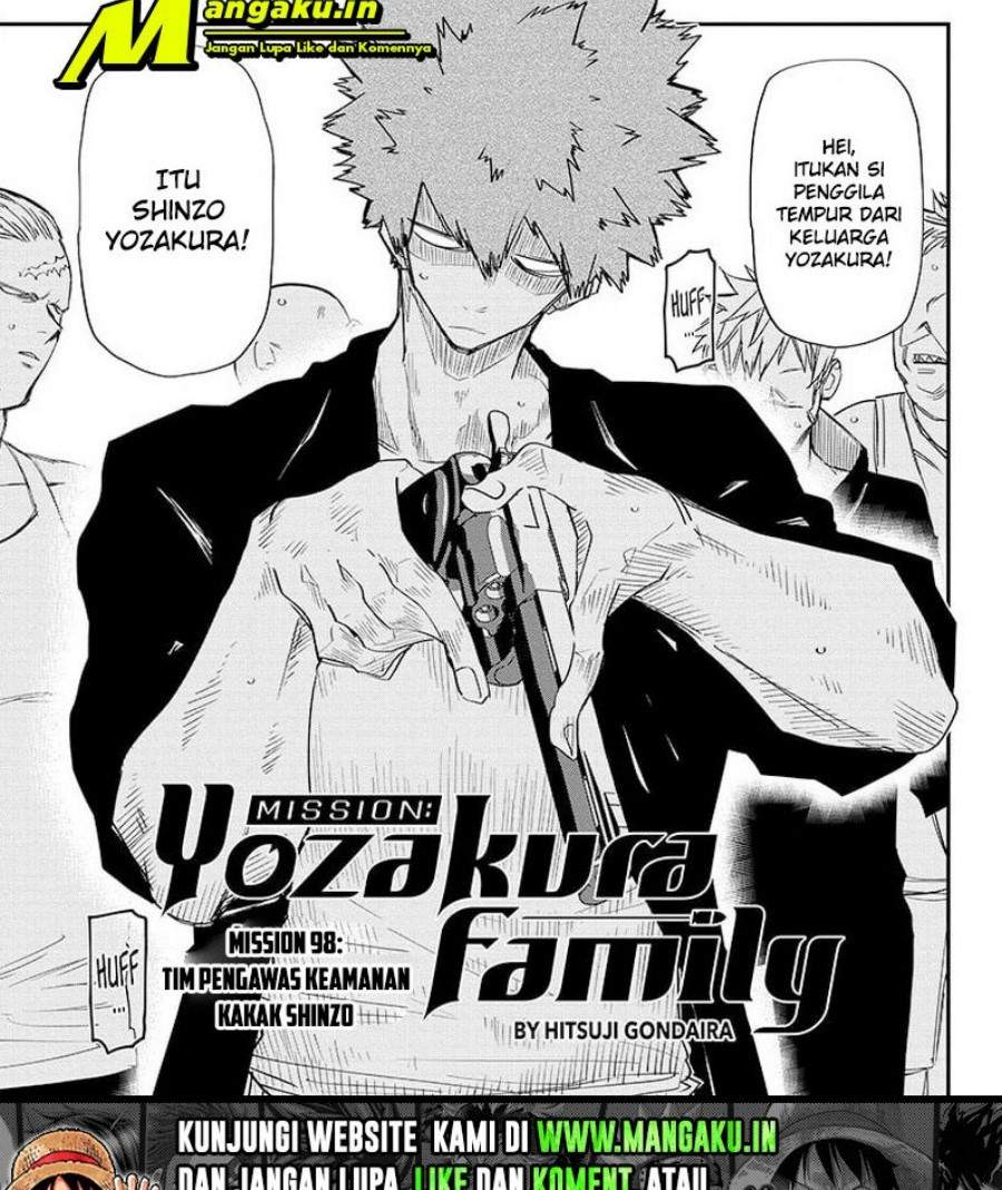 Mission: Yozakura Family Chapter 98