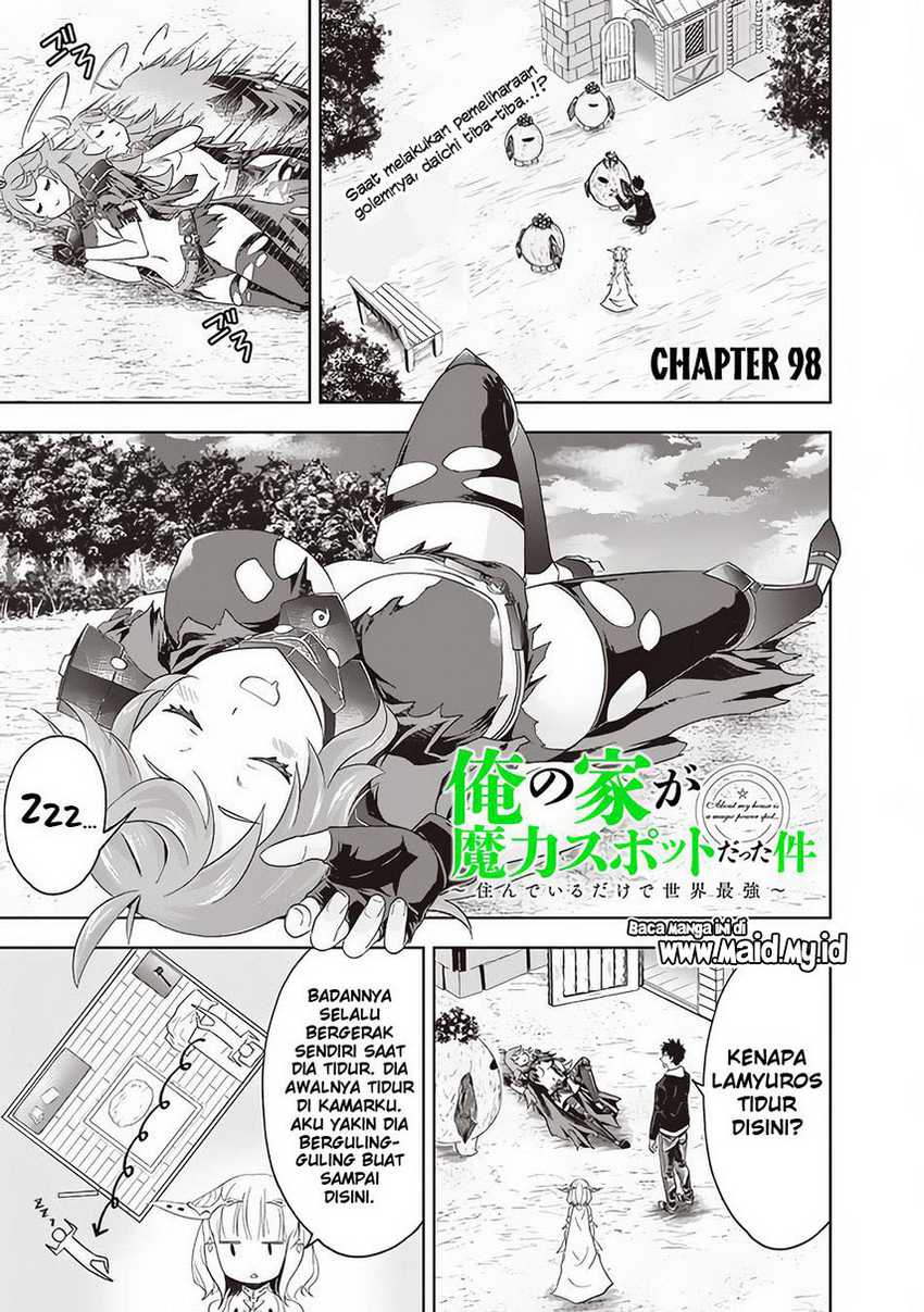 Ore no Ie ga Maryoku Spot datta Ken – Sundeiru dake de Sekai Saikyou Chapter 98