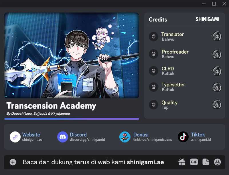 Transcension Academy Chapter 100