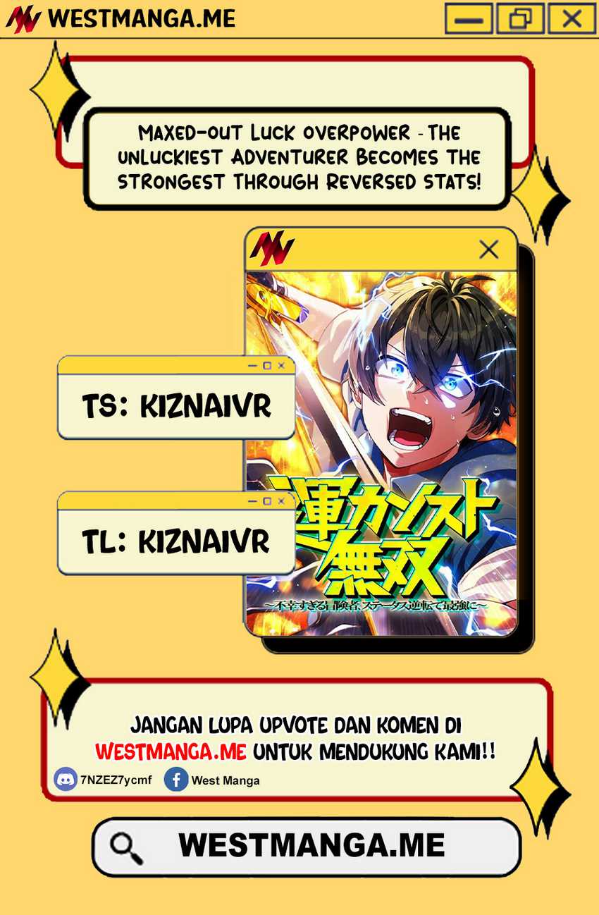Maxed-Out Luck Overpower — The Unluckiest Adventurer Becomes the Strongest Through Reversed Stats! Chapter 02