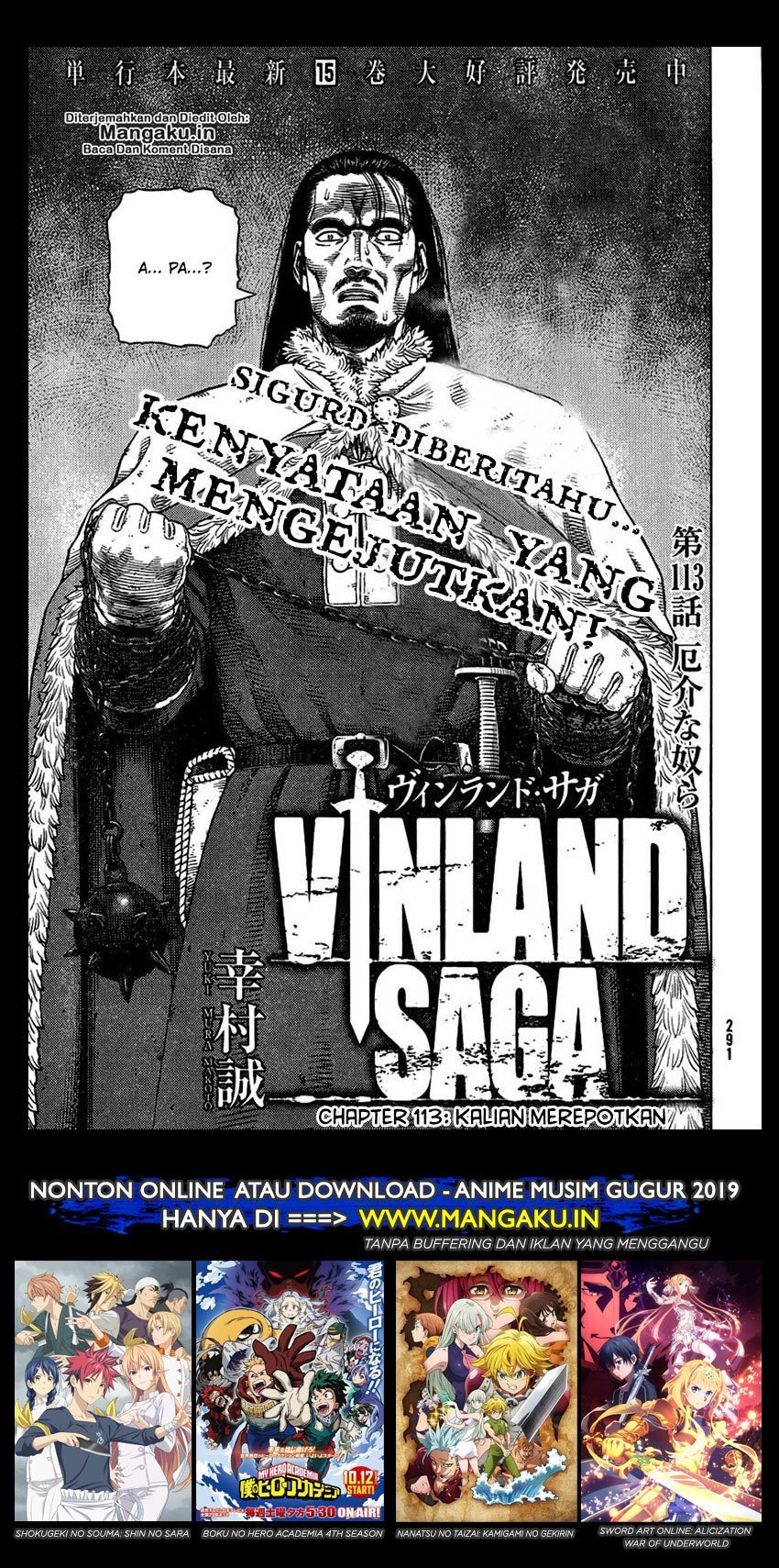 Vinland Saga Chapter 113