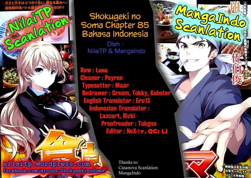 Shokugeki No Souma Chapter 85