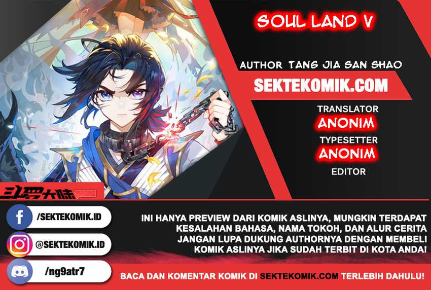 Soul Land V – Rebirth of Tang San Chapter Soul land V chapter 12 bahasa indonesia