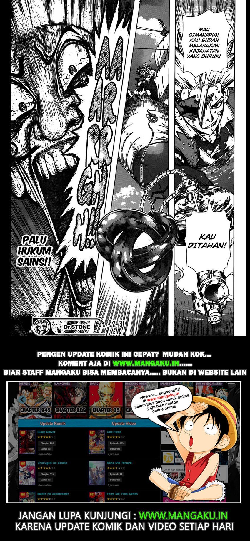 Dr Stone Chapter 131