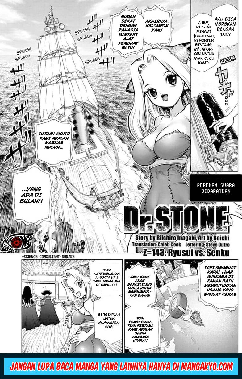 Dr Stone Chapter 143