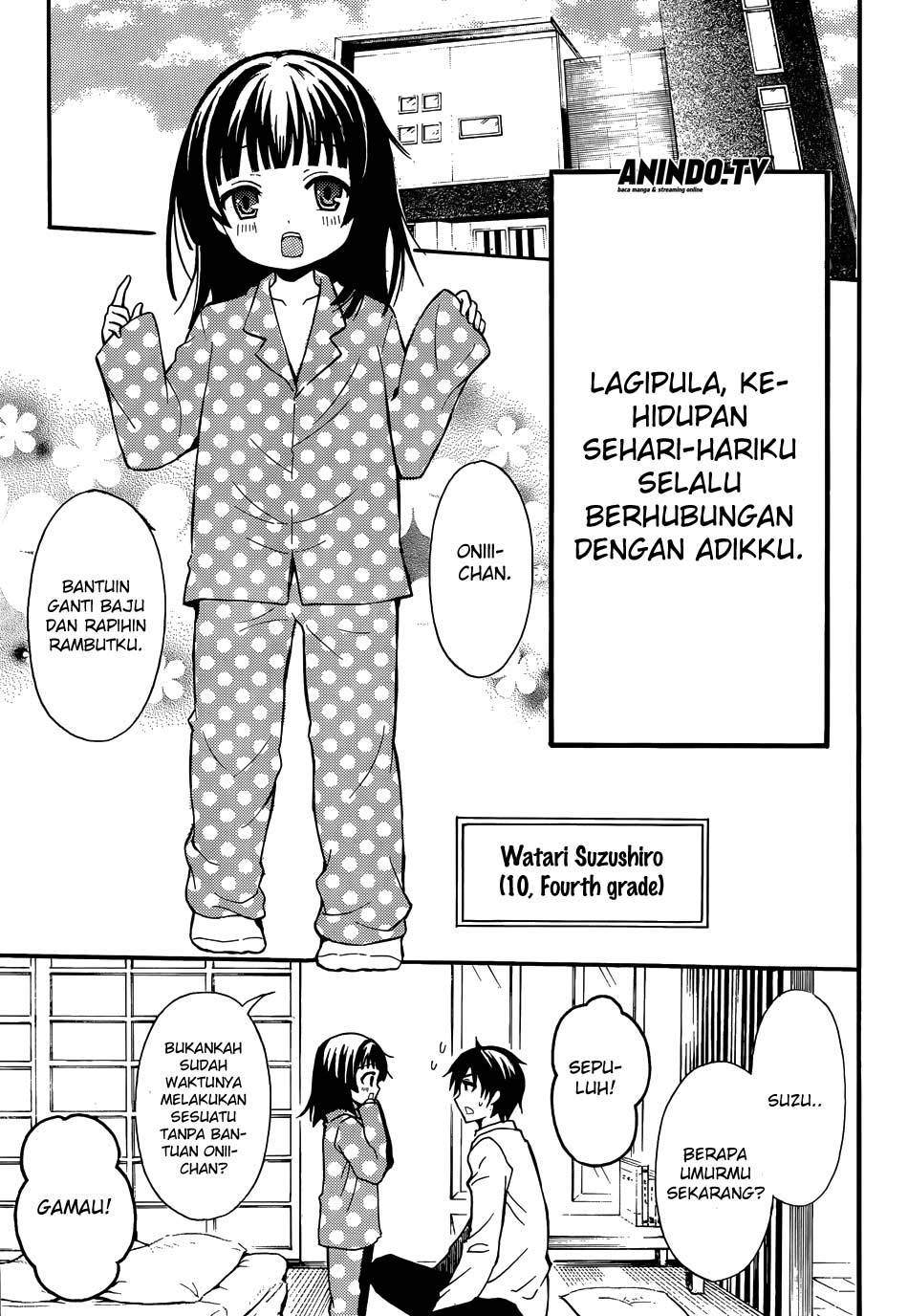 Watari-kun no xx ga Houkai Sunzen Chapter 01