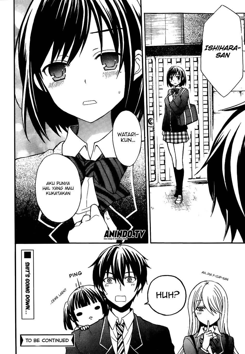 Watari-kun no xx ga Houkai Sunzen Chapter 02