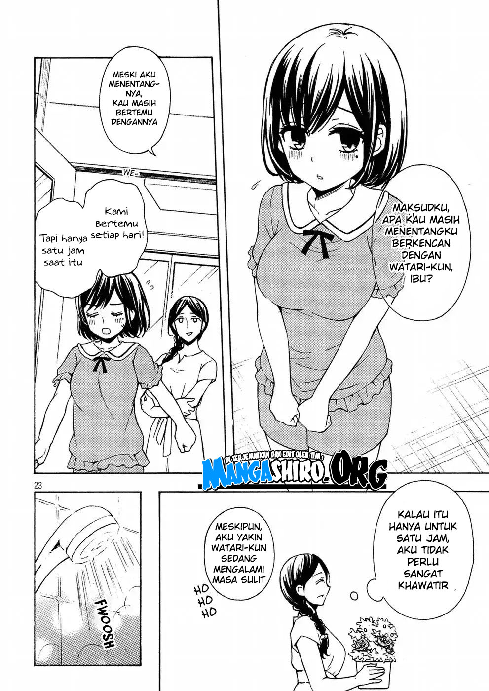 Watari-kun no xx ga Houkai Sunzen Chapter 38