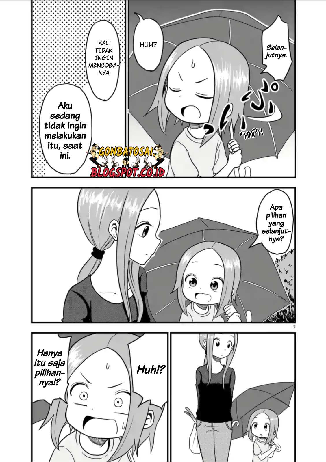 Karakai Jouzu no (Moto) Takagi-san Chapter 20