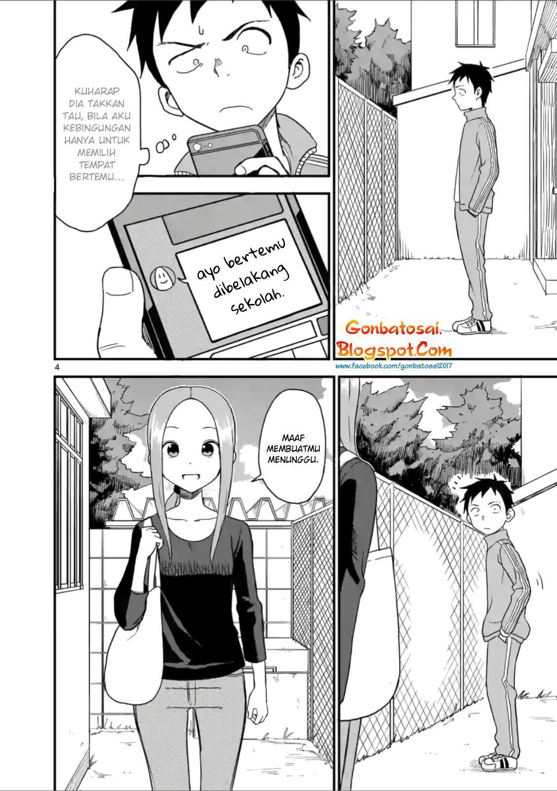 Karakai Jouzu no (Moto) Takagi-san Chapter 42