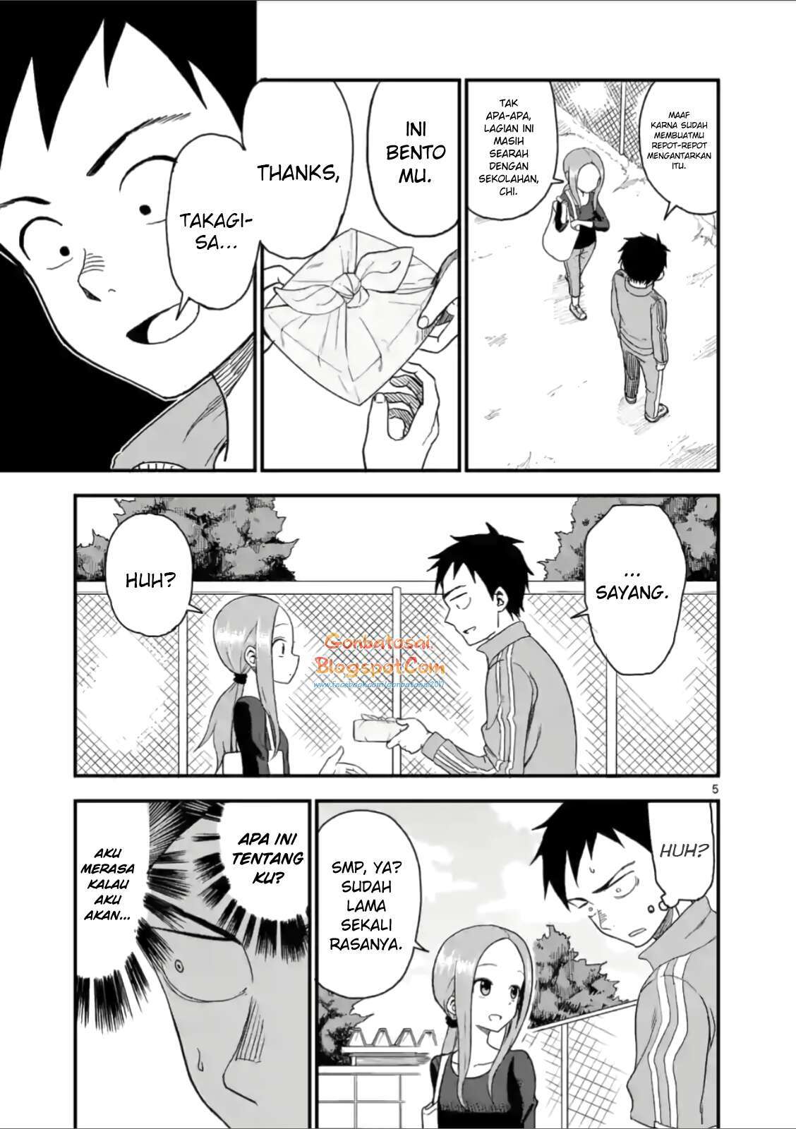 Karakai Jouzu no (Moto) Takagi-san Chapter 42