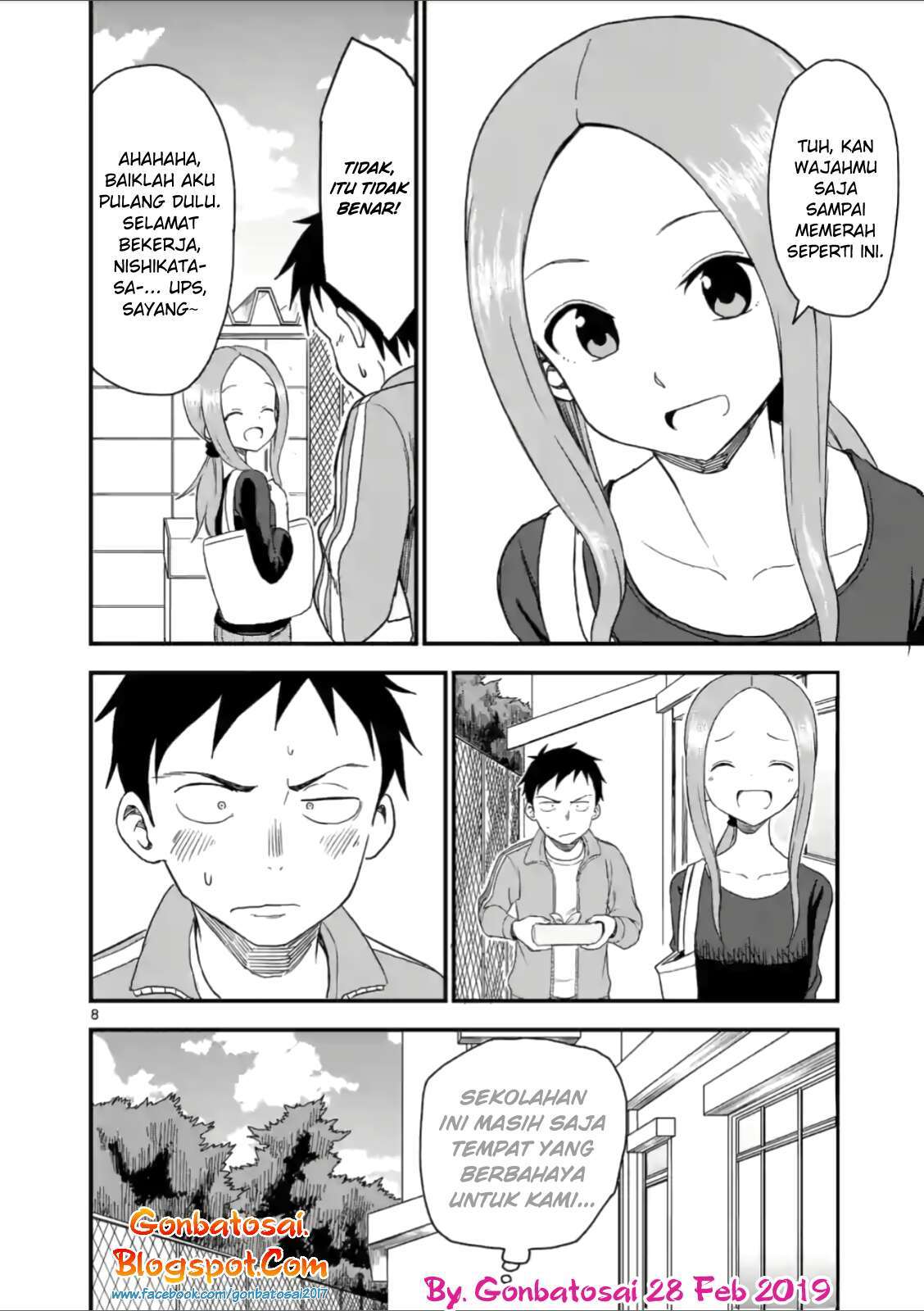 Karakai Jouzu no (Moto) Takagi-san Chapter 42