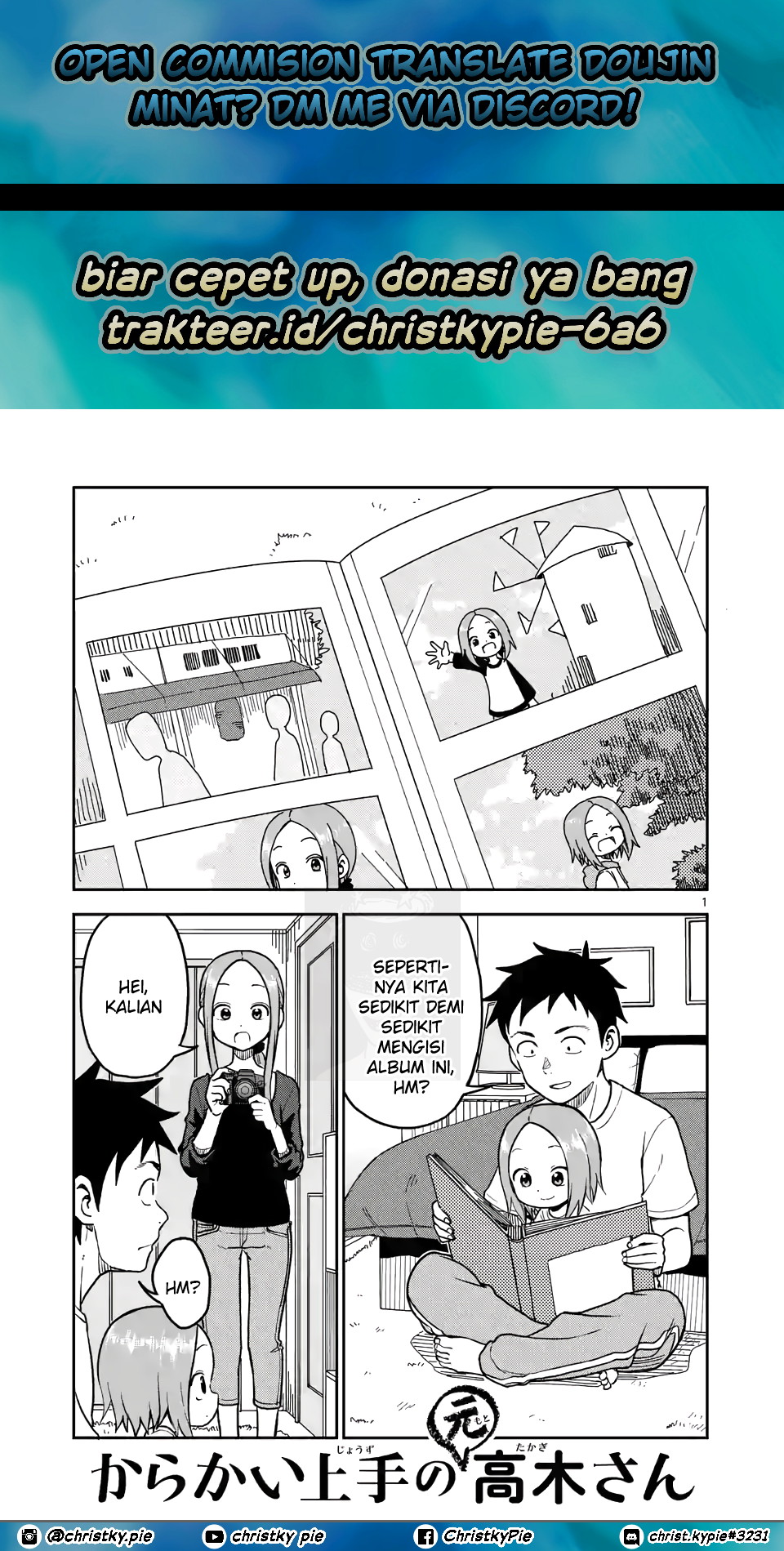 Karakai Jouzu no (Moto) Takagi-san Chapter 92