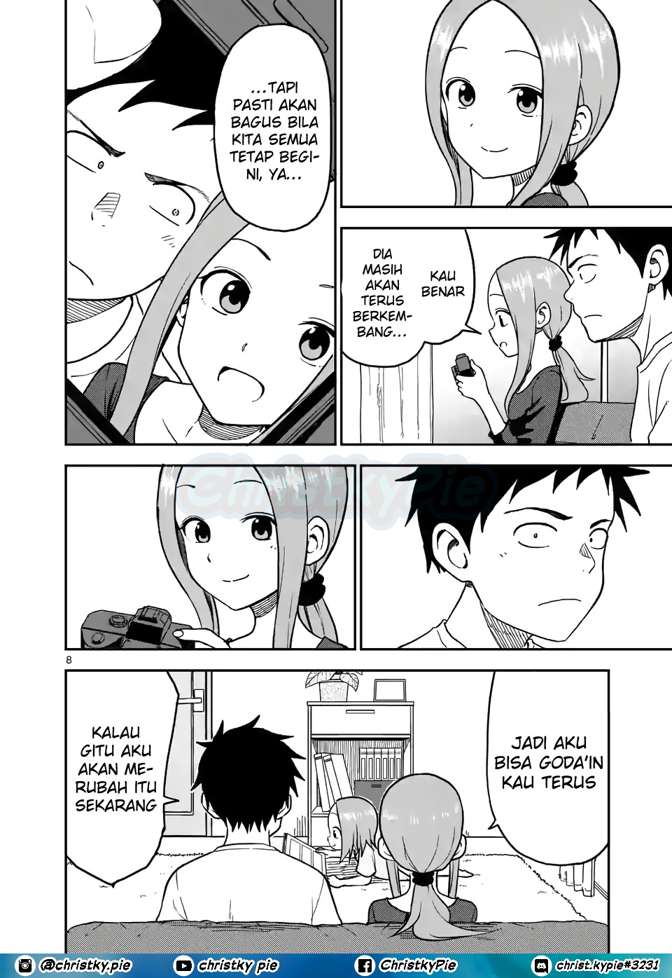 Karakai Jouzu no (Moto) Takagi-san Chapter 92