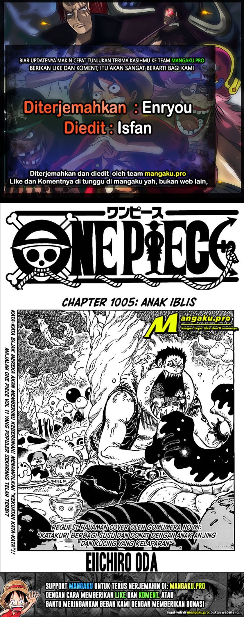 One Piece Chapter 1005 hq