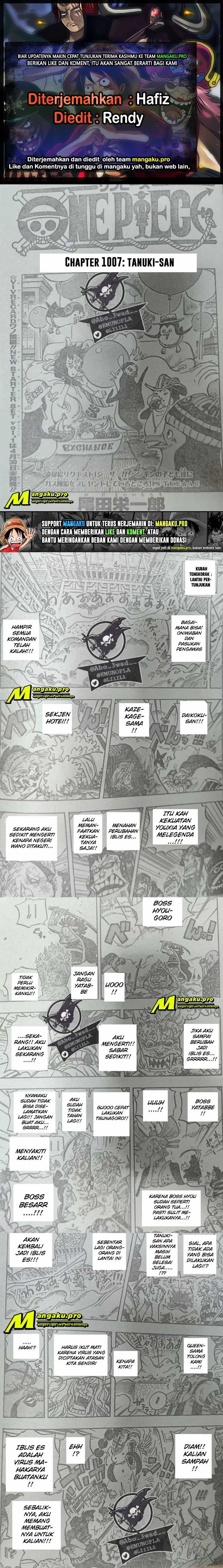 One Piece Chapter 1007 lq