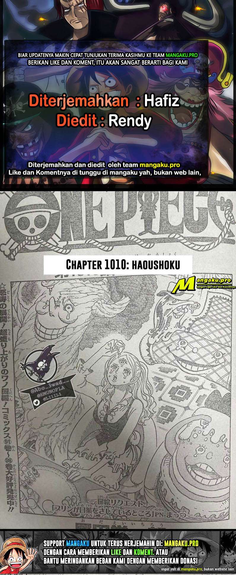 One Piece Chapter 1010 lq