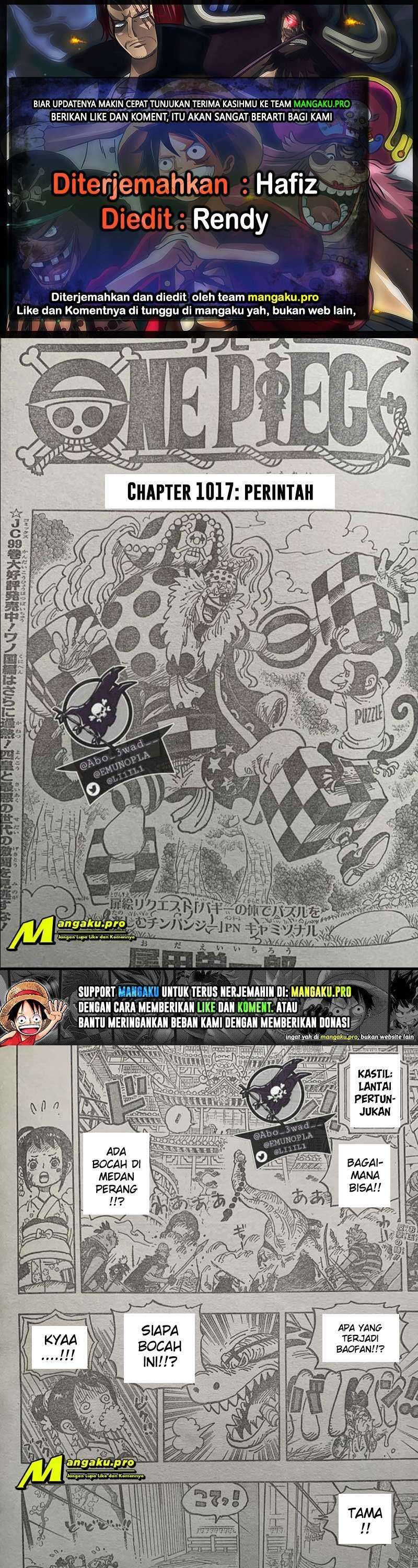One Piece Chapter 1017 lq