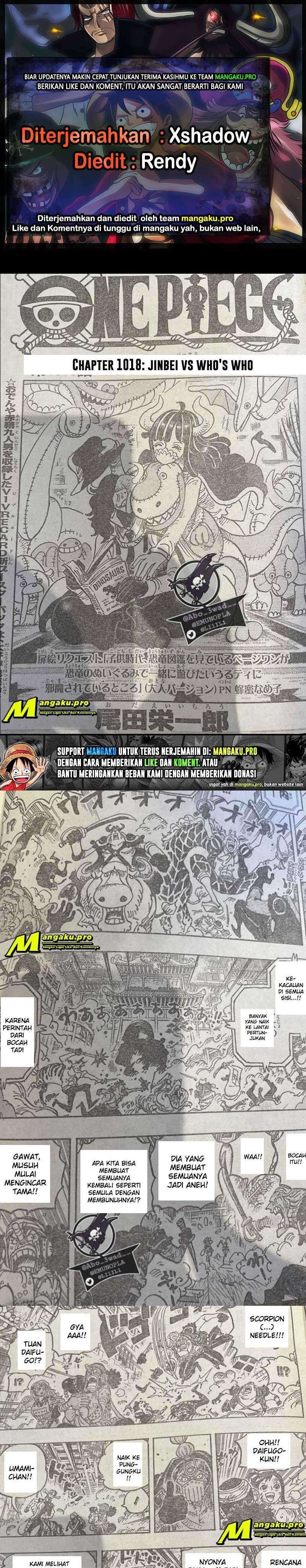 One Piece Chapter 1018 lq