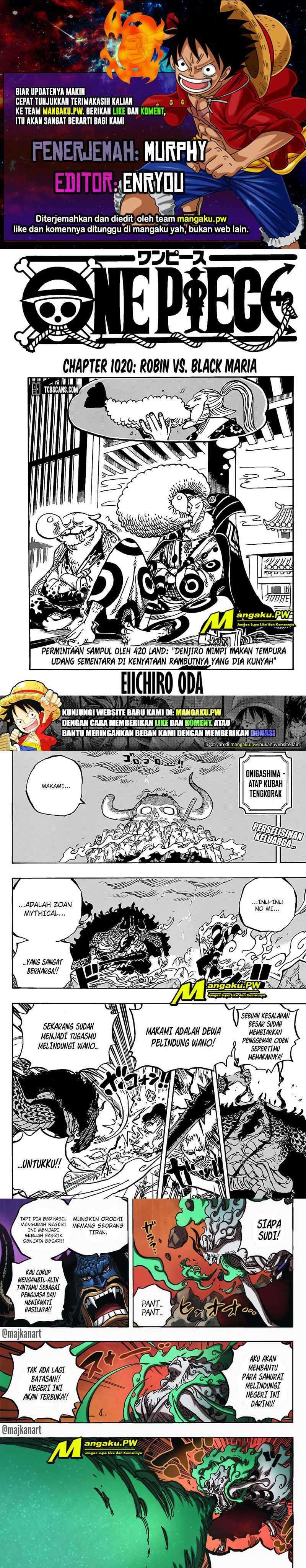 One Piece Chapter 1020 hq