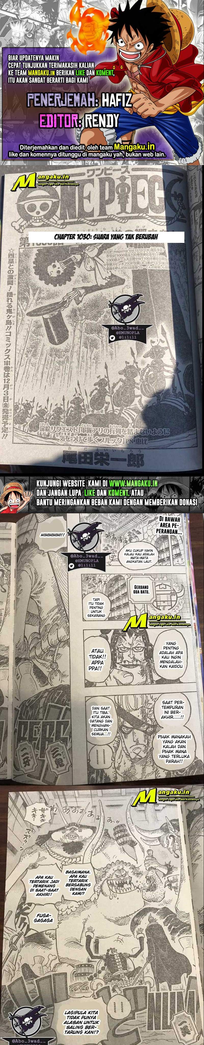 One Piece Chapter 1030 LQ