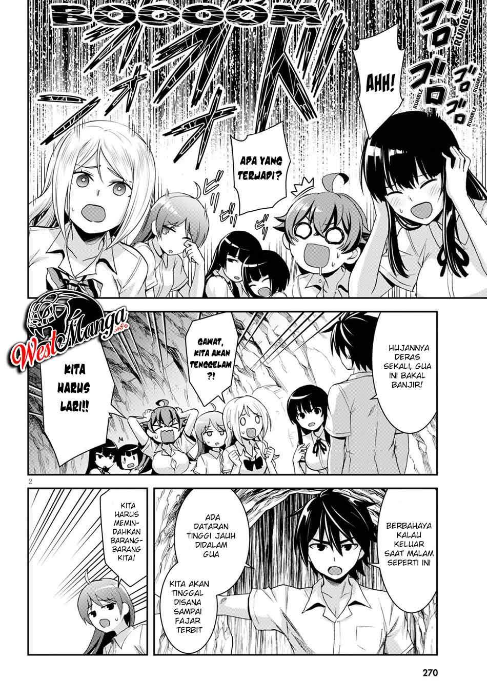 Isekai Yurutto Survival Seikatsu: Gakkou no Minna to Isekai no Mujintou ni Tenishitakedo Ore Dake Rakushou desu chapter 8 halaman 5