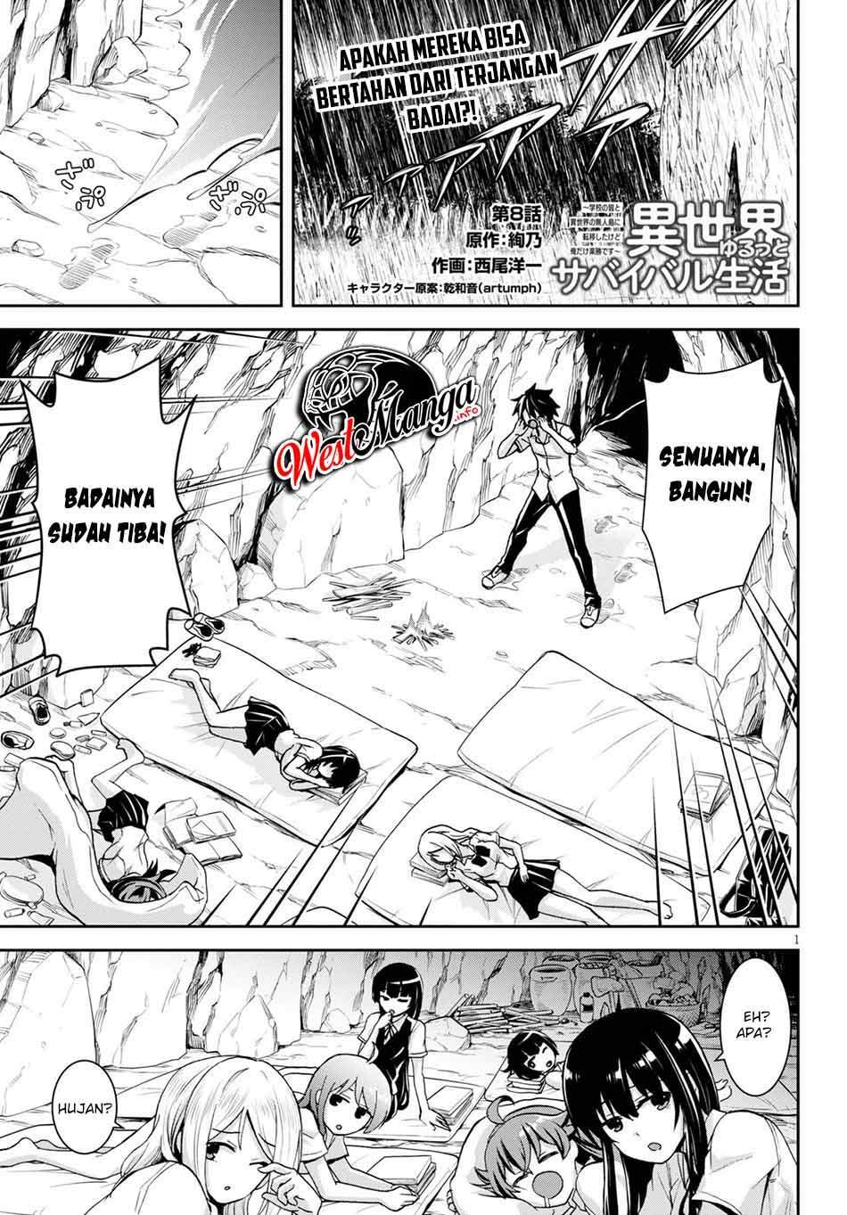 Isekai Yurutto Survival Seikatsu: Gakkou no Minna to Isekai no Mujintou ni Tenishitakedo Ore Dake Rakushou desu chapter 8 halaman 4