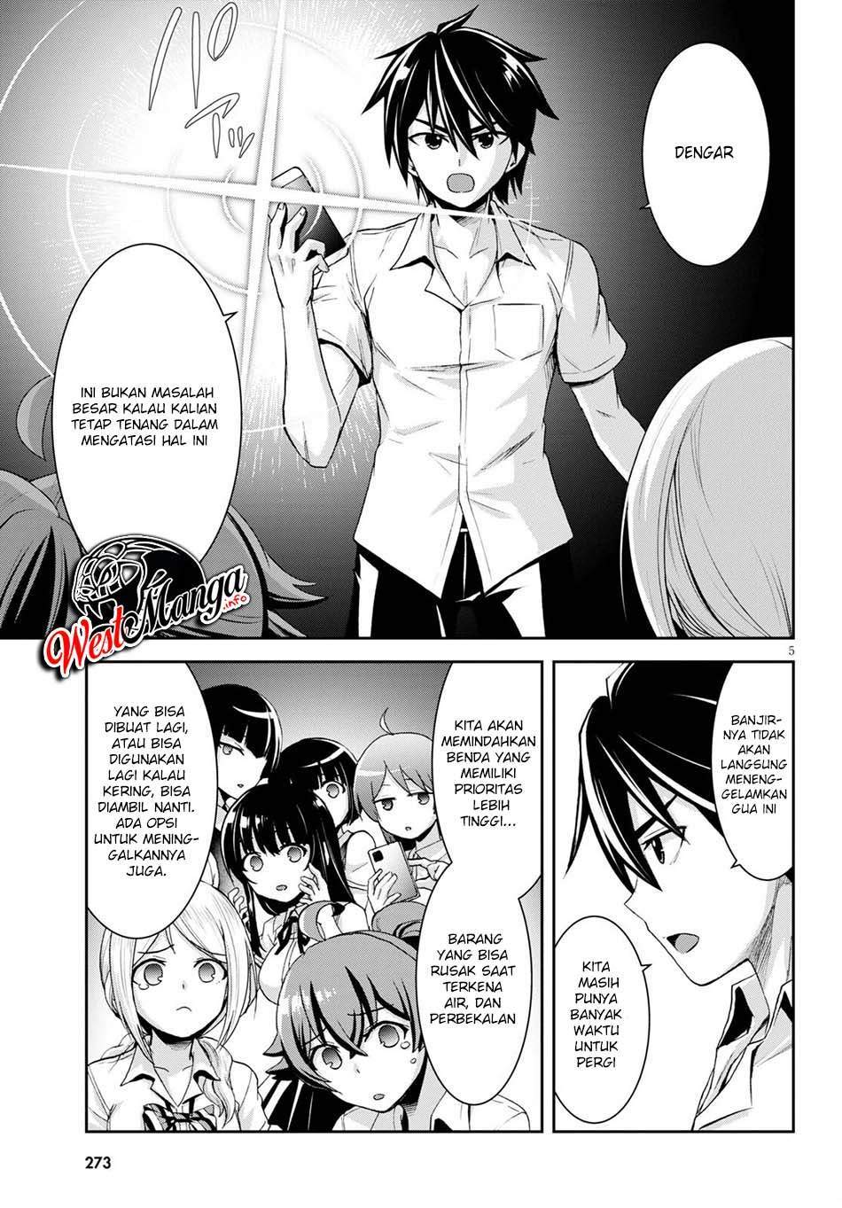 Isekai Yurutto Survival Seikatsu: Gakkou no Minna to Isekai no Mujintou ni Tenishitakedo Ore Dake Rakushou desu chapter 8 halaman 8