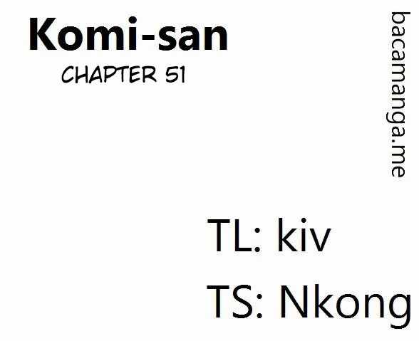 Komi san wa Komyushou Desu Chapter 51