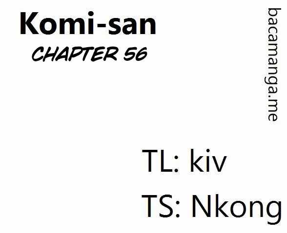 Komi san wa Komyushou Desu Chapter 56