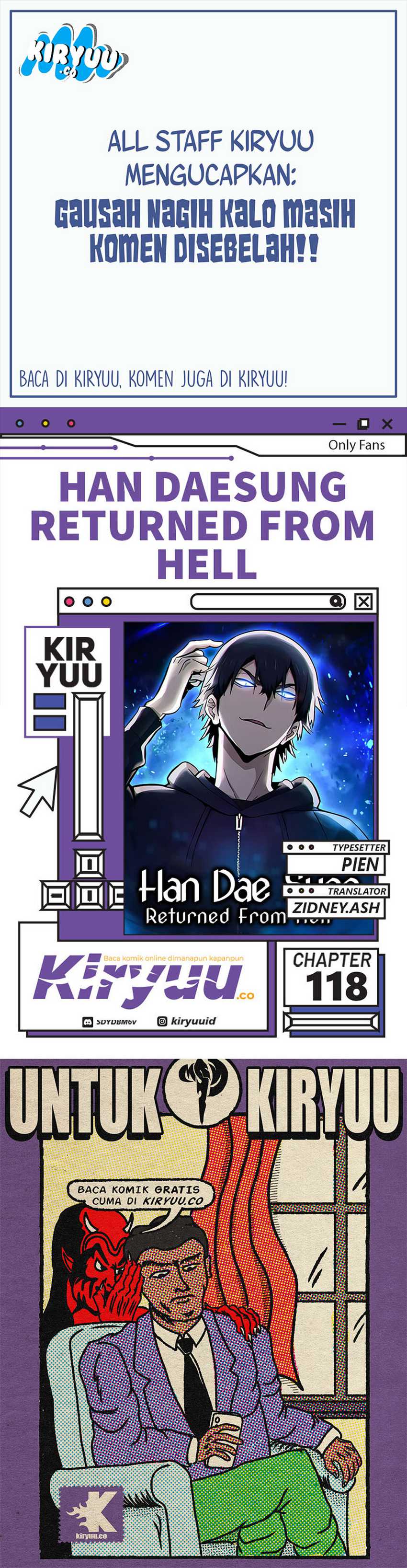 Han Dae Sung Returned From Hell Chapter 118