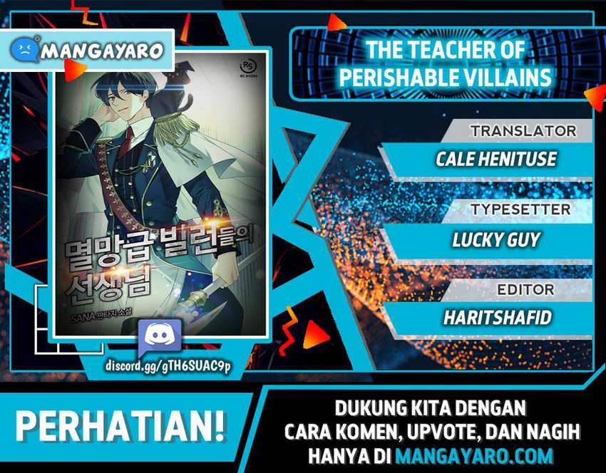 The Teacher of Perishable Villains Chapter 25.1