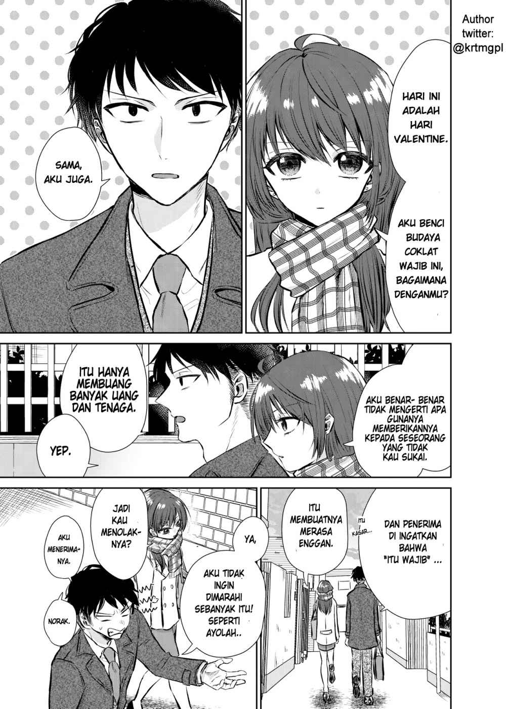 A Man and a Woman Who Hate Obligatory Chocolates Chapter 00