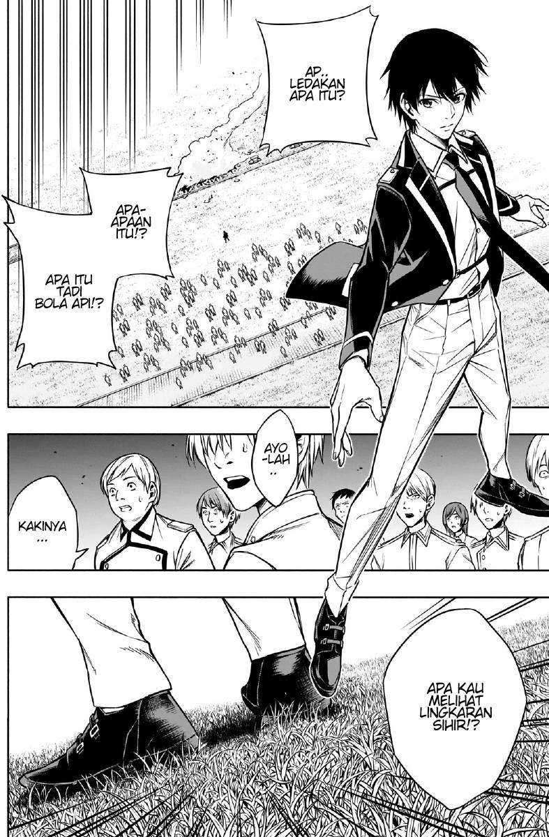 Ouritsu Mahou Gakuen no Saika Sei: Slum Agari no Saikyou Mahoushi, Kizoku darake no Gakuen de Musou suru chapter 6 halaman 4