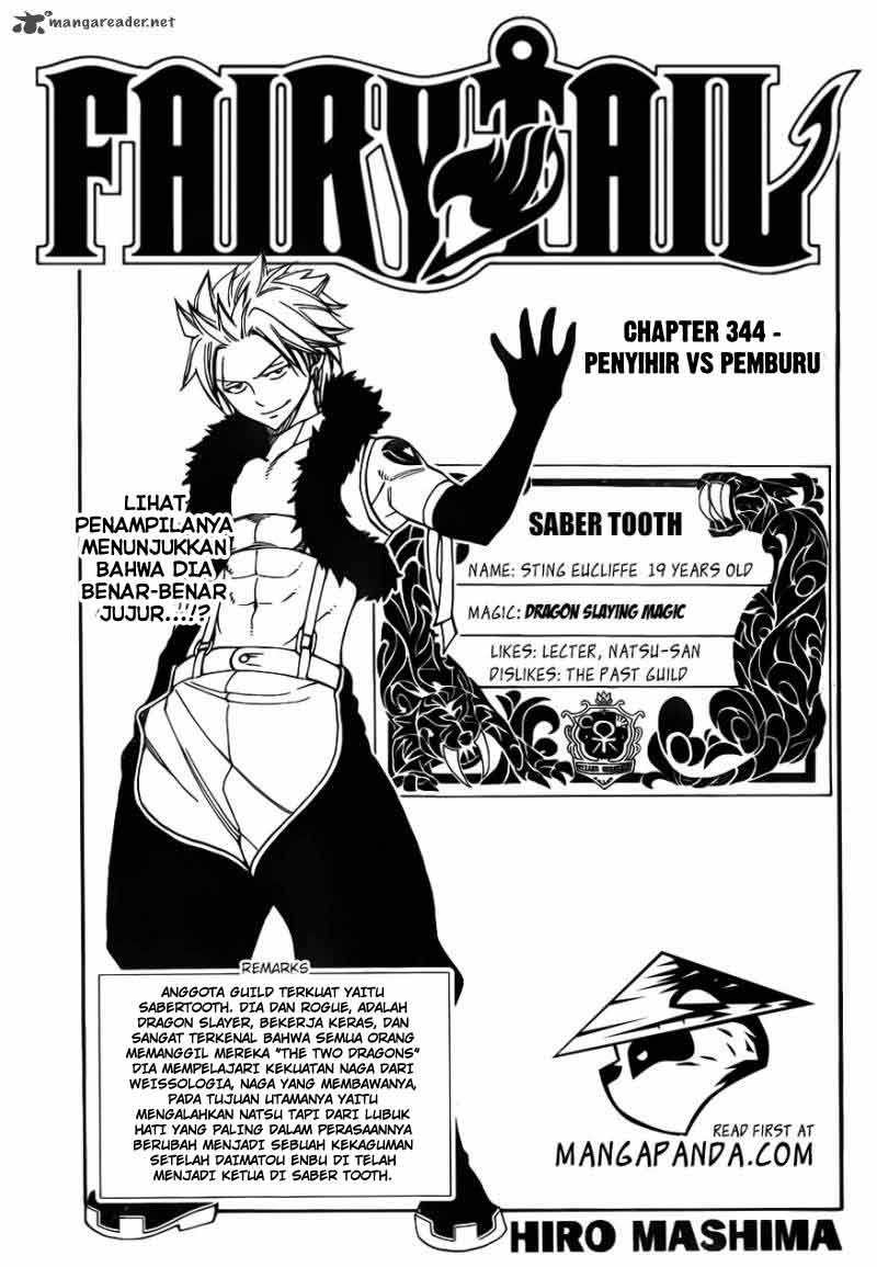 Fairy Tail Chapter 344 page 1