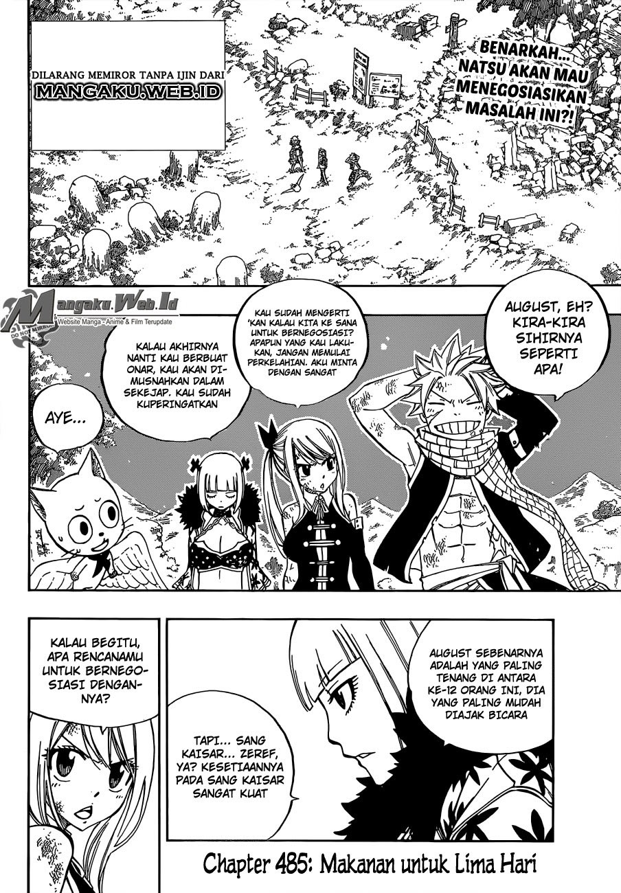 Fairy Tail Chapter 485