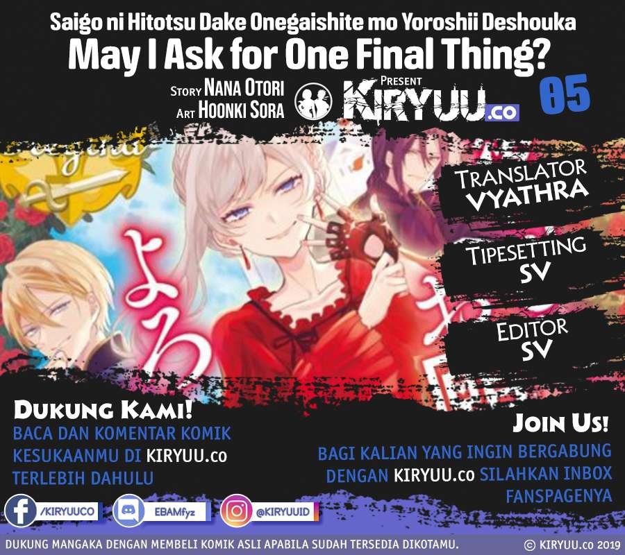 May I Ask for One Final Thing? Chapter 05