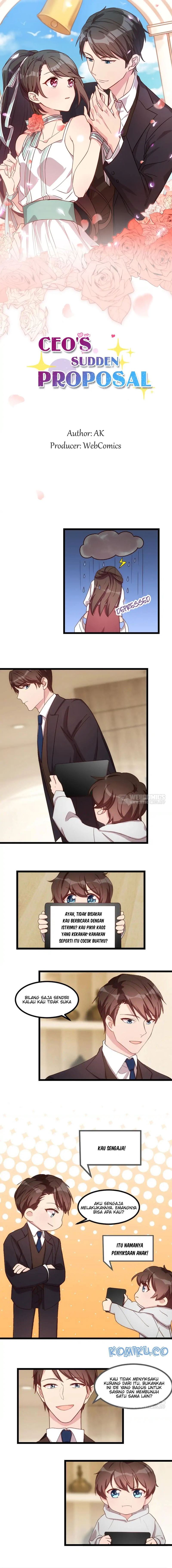 CEO’s Sudden Proposal Chapter 75